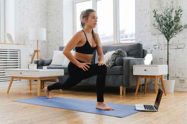 Woman exercising confidently after femiwand treatment Cheshire